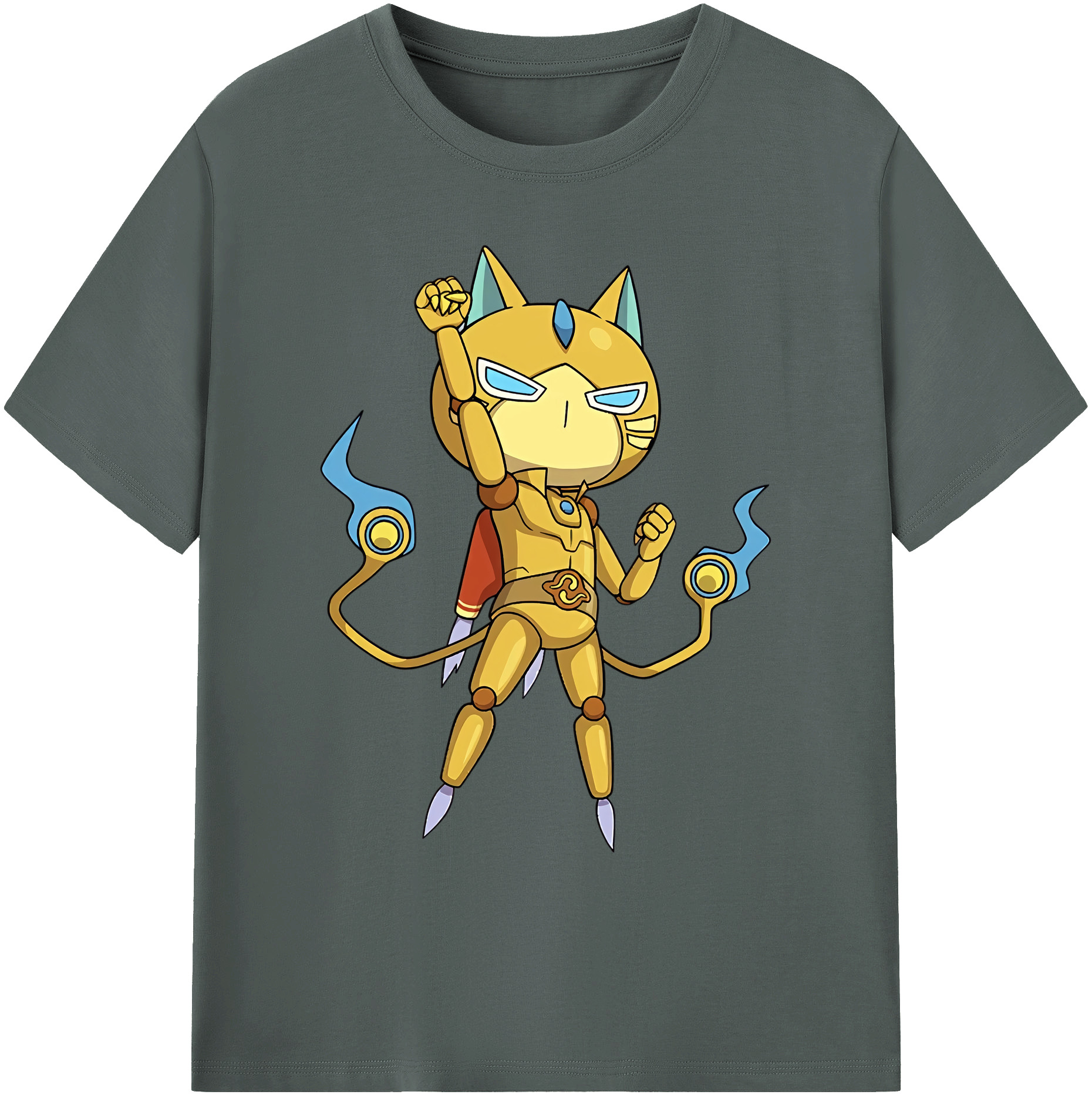 （画像用） 妖怪ウォッチ Yo-kai Watch 綿100％ メンズ半袖Tシャツ｜肌触りやわらか＆通気性